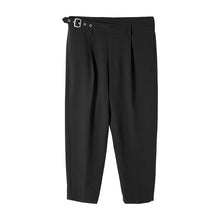 Load image into Gallery viewer, Sicilian men&#39;s thin casual pants men&#39;s Korean version of the trend of men&#39;s black nine-point loose straight-leg pants
