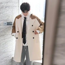 Load image into Gallery viewer, Sicilian men&#39;s spring and autumn models handsome trendy fashion white shirt tie casual college wind sweater men&#39;s hood
