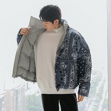 Load image into Gallery viewer, Sicilian Men&#39;s Wear 2020 Winter New Stand-up Collar Warm Short Padded Jacket Both sides wear trendy loose padded coat
