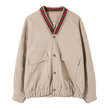 Load image into Gallery viewer, Sicilian men&#39;s splicing ruffian handsome jacket jacket male Korean version of the trend loose men&#39;s tide brand baseball uniform

