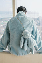 Load image into Gallery viewer, Sicilian men&#39;s winter new rabbit cashmere lapel coat Korean version of the trend of loose rabbit dolls thick coat men
