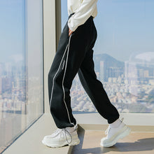 Load image into Gallery viewer, Sicilian men&#39;s winter new style trousers men&#39;s Korean version of the trend of embroidered top-line beam pants loose wild casual pants
