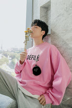 Load image into Gallery viewer, Sicilian men&#39;s spring new pullover sweater printed letters casual wild round neck long sleeve men&#39;s Korean version of the trend
