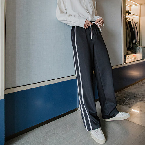 Sicilian men's autumn casual pants men's Korean style trendy loose trousers men's drape wide-leg sports pants