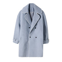 Load image into Gallery viewer, Sicilian men&#39;s winter new mid-length woolen coat handsome trendy loose youth casual jacket male
