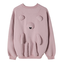 Load image into Gallery viewer, Sicilian men&#39;s long-sleeved three-dimensional personality bear round neck sweater men&#39;s autumn 2020 autumn design sense top
