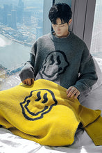 Load image into Gallery viewer, Sicilian men&#39;s youth autumn and winter new pullover round neck smiley face sweater loose trend lazy style sweater
