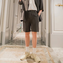 Load image into Gallery viewer, Sicilian men&#39;s summer five-point pants casual pants male Korean version of the trend loose men&#39;s black suit shorts
