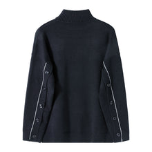 Load image into Gallery viewer, Sicilian Men&#39;s Half Turtleneck Sweater Topstitch Decorative Button Long Sleeve Casual Handsome Men&#39;s Sweater Winter Trend
