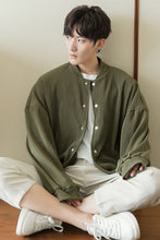 Load image into Gallery viewer, Sicilian men&#39;s autumn thin jacket men&#39;s Korean version of the trend of men&#39;s baseball uniform loose casual black jacket
