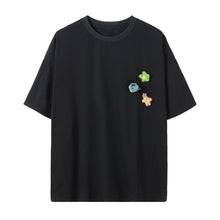 Load image into Gallery viewer, Sicilian men&#39;s summer Hong Kong style half-sleeved men&#39;s tide brand trend five-point sleeve t-shirt boys white short-sleeved t-shirt
