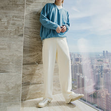 Load image into Gallery viewer, Sicilian men&#39;s loose straight-leg casual pants, men&#39;s black trendy sports pants, men&#39;s trousers, mopping pants
