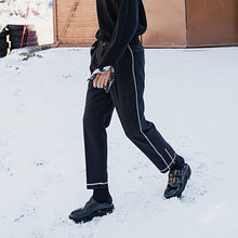 Load image into Gallery viewer, Sicilian men&#39;s spring and autumn thick pants men&#39;s Korean version of the trend of men&#39;s loose straight open-line casual woolen trousers
