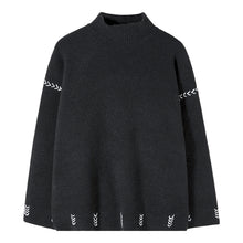 Load image into Gallery viewer, Sicilian men&#39;s winter new high-neck sweater open-thread loose bottoming sweater male Korean version handsome all-match
