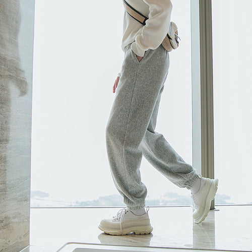 Sicilian men's winter new corduroy casual pants loose wild trousers youth Korean sports trousers
