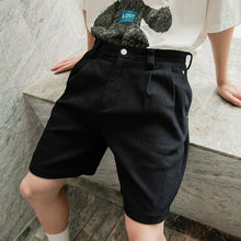Load image into Gallery viewer, Sicilian men&#39;s summer thin section casual five-point pants male Korean version of the trend loose wild men&#39;s denim shorts
