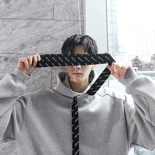 Load image into Gallery viewer, Sicilian men&#39;s spring and autumn models handsome trendy fashion white shirt tie casual college wind sweater men&#39;s hood
