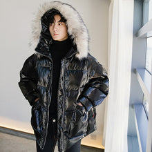 Load image into Gallery viewer, 【Spot quick delivery】Fast delivery ~ trendy men&#39;s casual thickened fur collar cotton jacket
