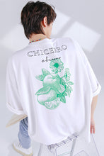 Load image into Gallery viewer, Sicilian men&#39;s clothing 2021 new short-sleeved men&#39;s summer loose creative embroidery printed t-shirt male ins trend compassionate
