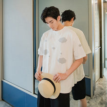 Load image into Gallery viewer, Sicilian men&#39;s summer short-sleeved men&#39;s tide brand trend five-point sleeve loose men&#39;s half-sleeved Hong Kong style printed t-shirt
