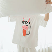 Load image into Gallery viewer, Sicilian men&#39;s new summer creative bull head print T-shirt men&#39;s short-sleeved trend loose casual shirt compassionate
