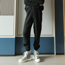 Load image into Gallery viewer, Sicilian men&#39;s casual pants, men&#39;s Korean version of the trend of men&#39;s overalls, nine-point sports straight leggings
