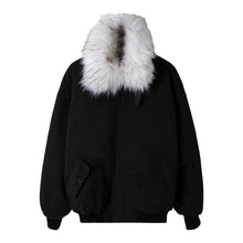 Load image into Gallery viewer, Sicilian men&#39;s winter new fur collar cotton coat Korean version of the trend loose handsome thickening young men&#39;s jacket
