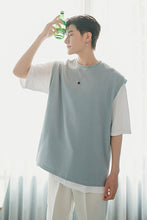 Load image into Gallery viewer, 【Limited Time Special】Summer thin loose waistcoat sleeveless t-shirt men&#39;s outer wear black vest men&#39;s trend
