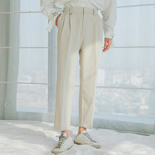 Load image into Gallery viewer, Sicilian men&#39;s spring new drape trousers men&#39;s straight loose ins ruffian handsome tapered casual nine-point pants
