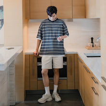 Load image into Gallery viewer, Sicilian men&#39;s thin casual five-point pants men&#39;s Korean version of the trend loose straight men&#39;s cotton and linen shorts

