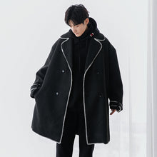Load image into Gallery viewer, Sicilian men&#39;s winter new mid-length woolen coat handsome trendy loose youth casual jacket male
