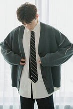 Load image into Gallery viewer, Sicilian Men&#39;s Autumn Topline Jacket Men&#39;s Korean Style Trendy Handsome Loose Men&#39;s College Wind Cardigan
