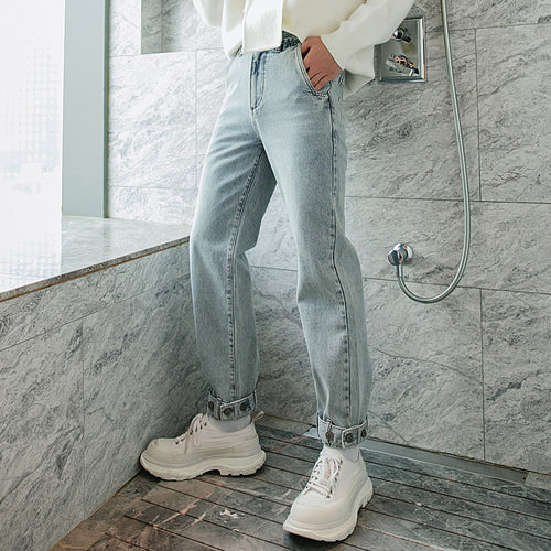 Sicilian Men's Spring and Autumn New Men's Jeans Loose Casual Pants Youth Trend All-match Trousers