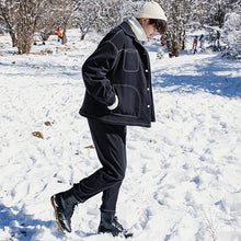 Load image into Gallery viewer, Sicilian men&#39;s thick coat straight casual pants two-piece Korean style trendy men&#39;s loose suit
