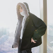 Load image into Gallery viewer, Sicilian Men&#39;s Fur Collar Hooded Cotton Jacket Thicken Warm Loose Casual Teenage Men&#39;s Jacket 4498801085238 4498801085237 4498801085236 4498801085235
