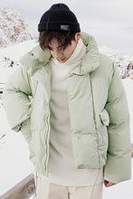 Load image into Gallery viewer, 【Spot quick delivery】Men&#39;s thick short bread clothes Korean style trendy brand loose casual jacket men&#39;s winter
