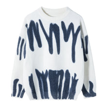 Load image into Gallery viewer, Sicilian men&#39;s 2020 new autumn pullover college style sweater men&#39;s loose long-sleeved round neck graffiti sweater
