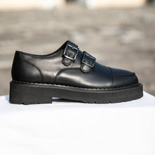 Load image into Gallery viewer, Sicilian men&#39;s customized Korean version of the trend of men&#39;s first layer cowhide leather shoes platform shoes men&#39;s thick-soled leather shoes

