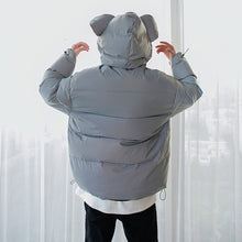 Load image into Gallery viewer, Sicilian Men&#39;s Cute Hooded Sweater Reflective Thicken Bread Clothes Loose Casual Men&#39;s Jacket
