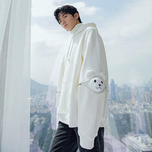 Load image into Gallery viewer, Sicilian men&#39;s winter new lazy style long-sleeved shirt cute white bear casual wild hooded sweater
