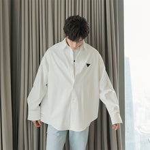 Load image into Gallery viewer, Sicilian men&#39;s autumn art cotton and linen shirt men&#39;s Korean version of the trend handsome loose men&#39;s long-sleeved shirt jacket
