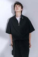 Load image into Gallery viewer, Sicilian men&#39;s short-sleeved polo shirt men&#39;s short-sleeved thin loose casual shorts suit men&#39;s summer two-piece suit
