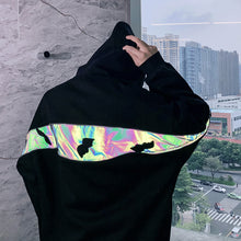 Load image into Gallery viewer, Sicilian men&#39;s wear 2020 autumn trendy brand reflective sweater men&#39;s hooded loose design sense niche fashion jacket
