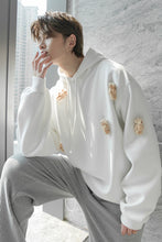 Load image into Gallery viewer, Sicilian men&#39;s spring casual long-sleeved loose design cute three-dimensional white bear sweater men&#39;s hooded trend
