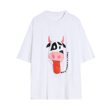 Load image into Gallery viewer, Sicilian men&#39;s new summer creative bull head print T-shirt men&#39;s short-sleeved trend loose casual shirt compassionate

