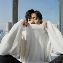 Load image into Gallery viewer, Sicilian men&#39;s clothing fast delivery ~ loose bottoming sweater autumn and winter casual half turtleneck sweater
