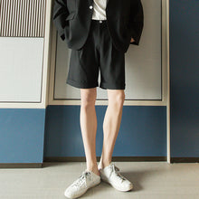 Load image into Gallery viewer, Sicilian men&#39;s British style casual pants men&#39;s Korean style trendy suit shorts men&#39;s loose five-point pants
