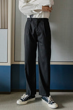 Load image into Gallery viewer, Sicilian men&#39;s casual pants men&#39;s Korean version of the trend of loose men&#39;s trousers loose straight drape suit pants
