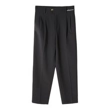 Load image into Gallery viewer, Sicilian men&#39;s spring casual pants men&#39;s Korean style trendy trousers loose men&#39;s suit pants black trousers
