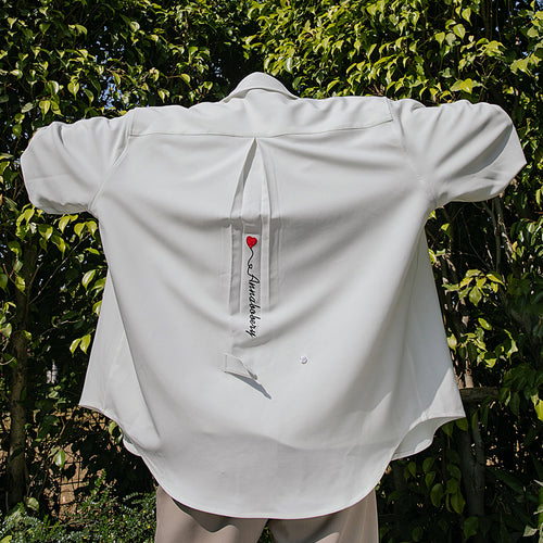 Sicilian Men's 2021 New Casual Shirt Men's Long Sleeve Spring and Autumn Loose Shirt Letter Embroidered Slit Top
